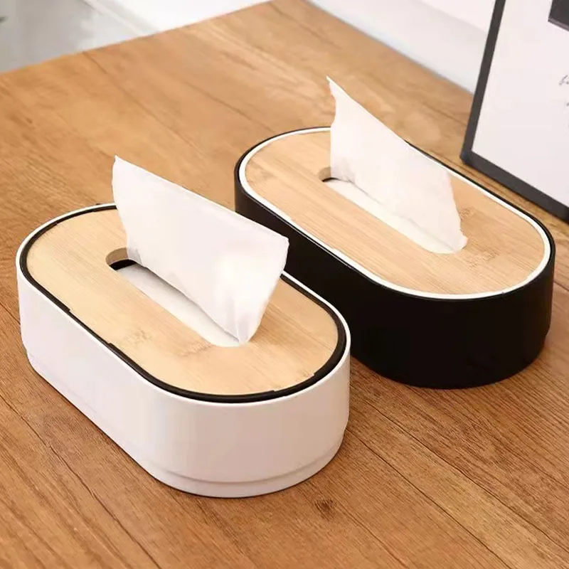 

Plastic Tissue Holder Car Pumping Paper Box Desk Tissue Organizer Household Toilet Restaurant Kitchen Napkin Storage Case