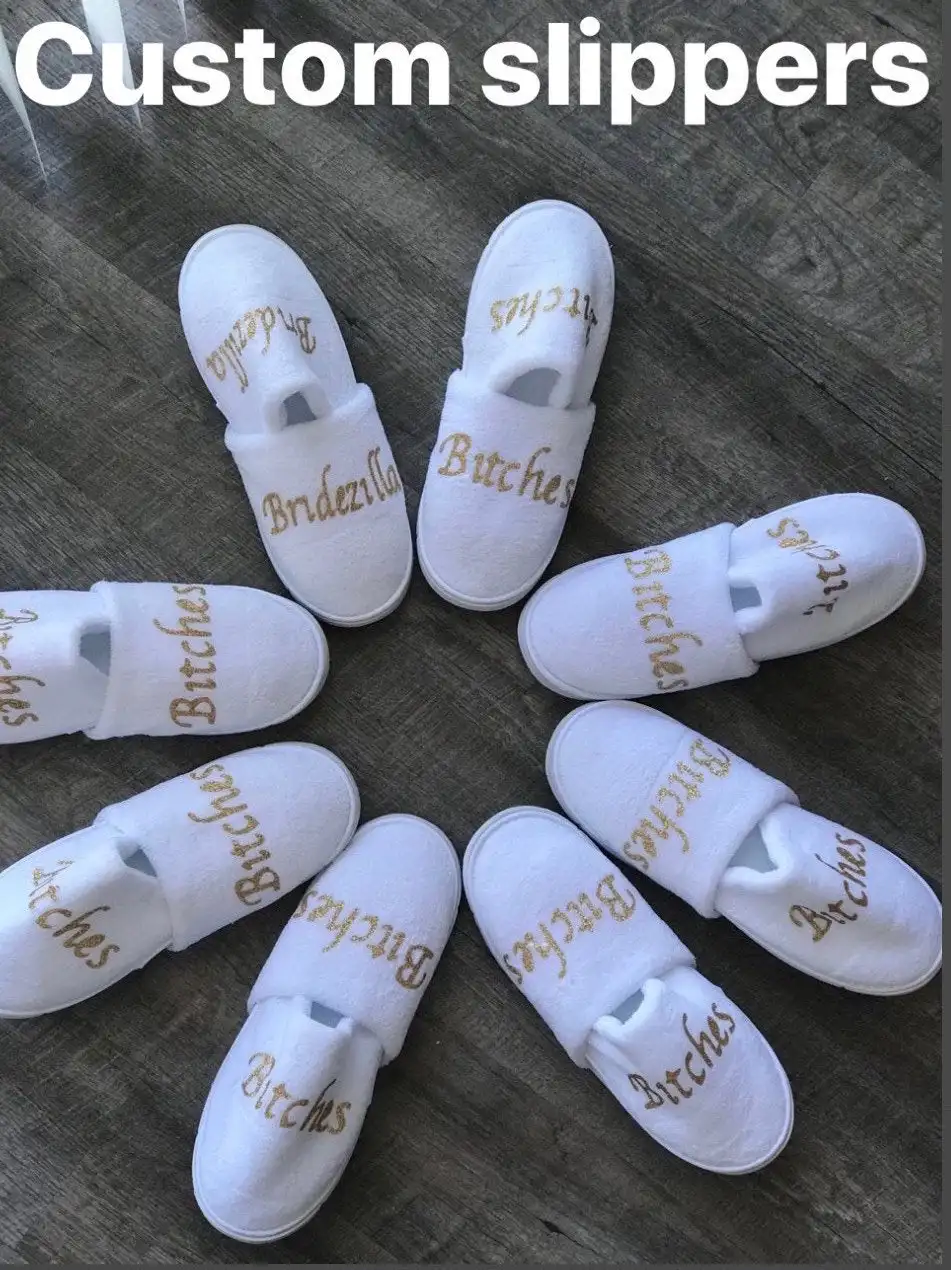 Индивидуальные свадебные тапочки для матери невесты подарок подруге Свадебная