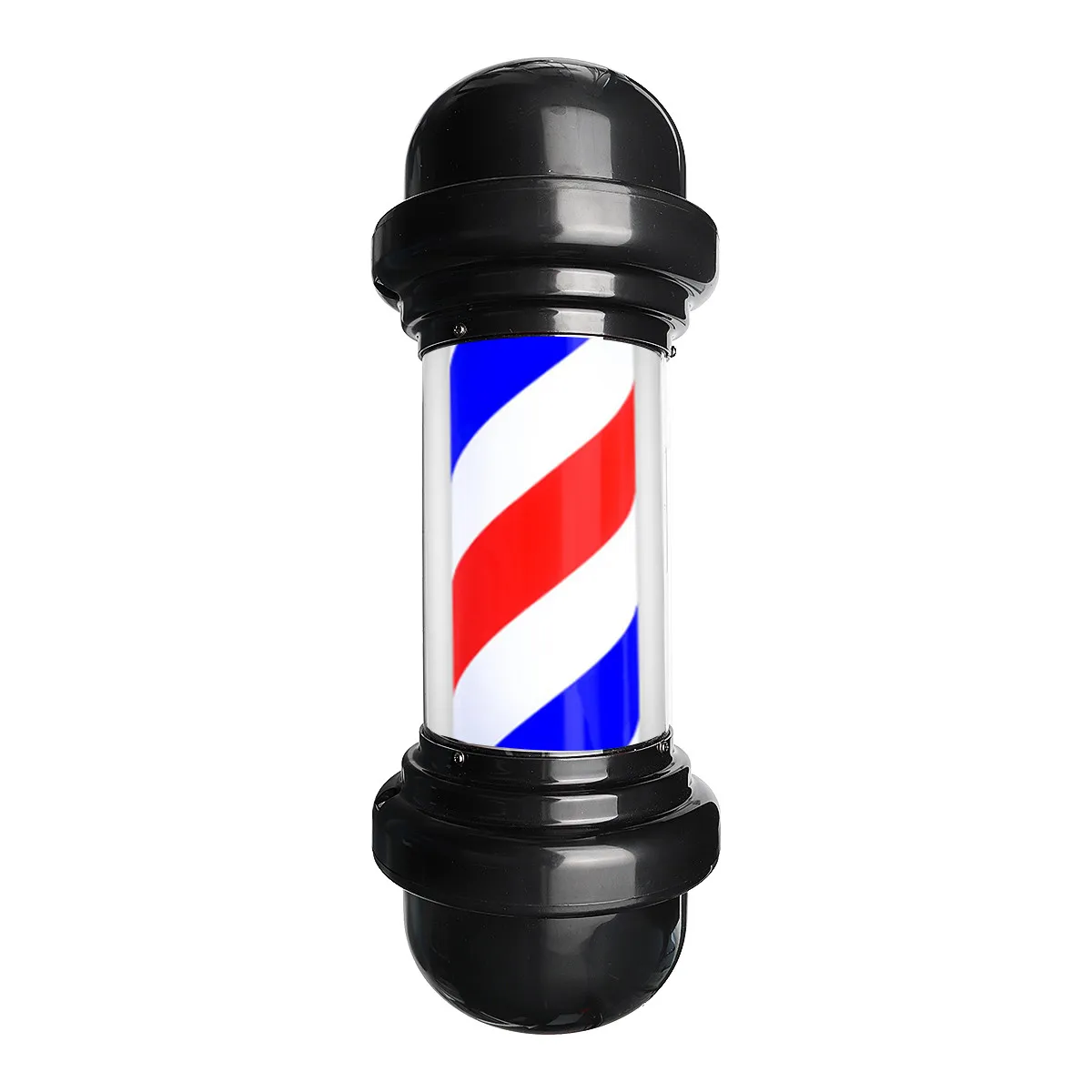 Вращающийся светильник для парикмахерских 50 см красный белый синий Полоска