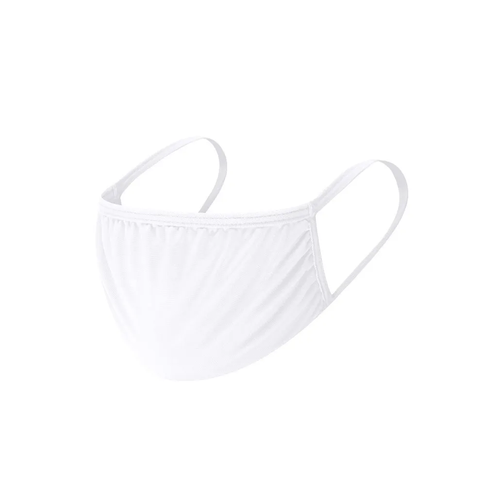 Детская однотонная сменная многоразовая дышащая Защитная хлопковая маска для