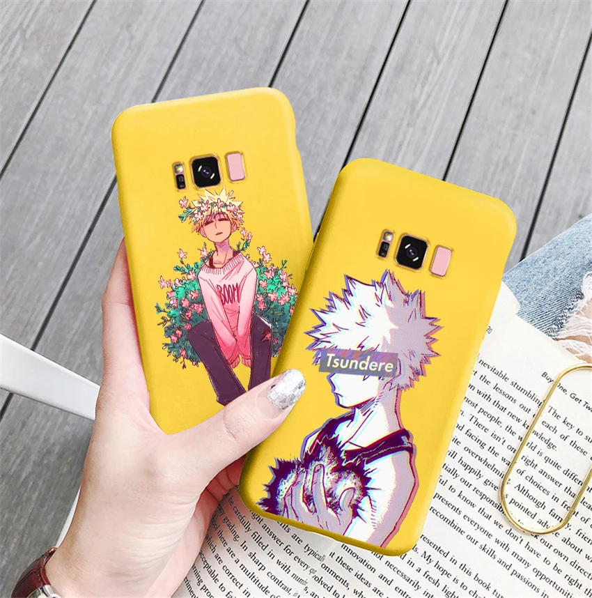 Чехол для телефона с рисунком аниме Мой герой Моя геройская Академия розовый