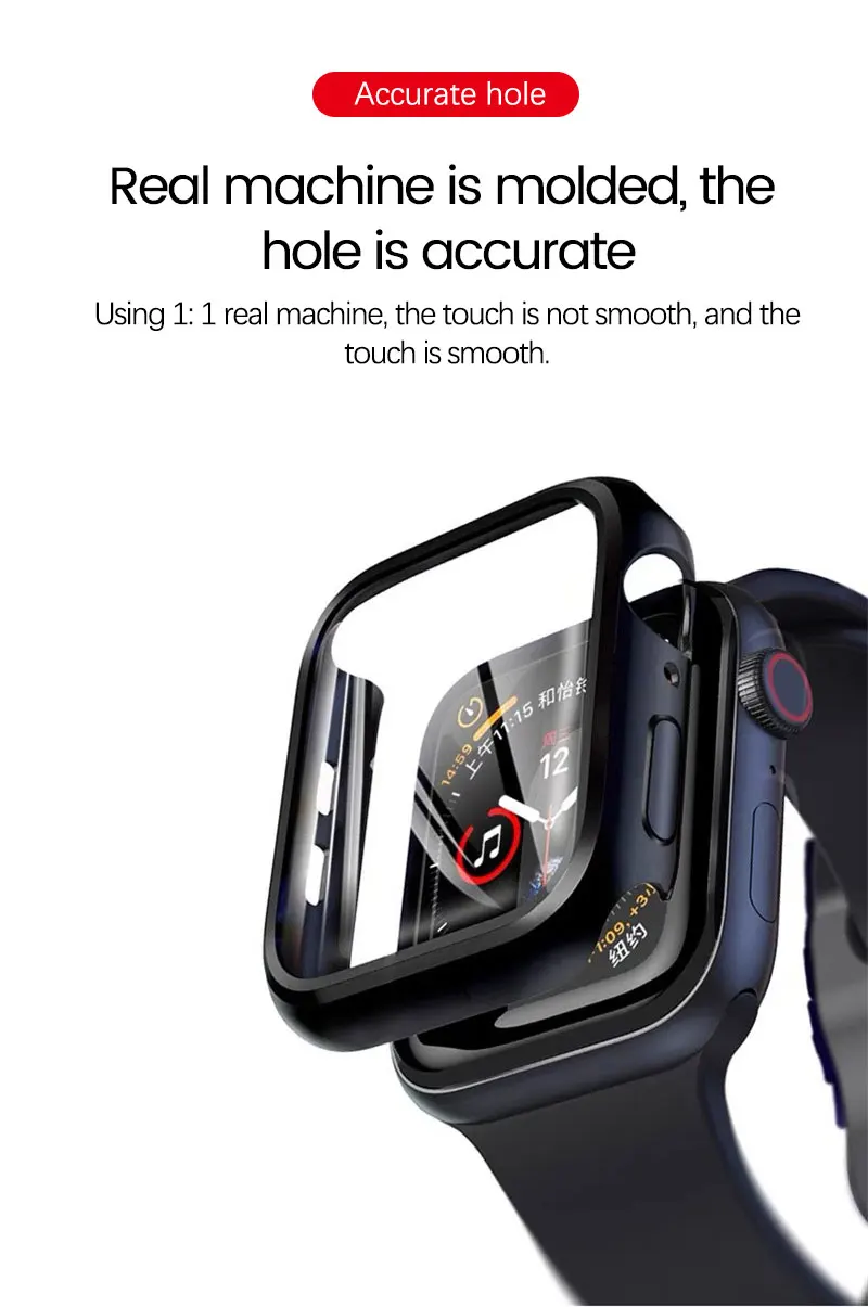 For Apple Watch Series7 Film 7th Generation 41/45mm Curved Surface Hydrogel Glass + PC Integrated Iwatch | Электроника