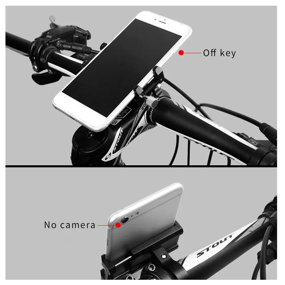 adjustable anti slip mobile phone holder universal bike motorcycle handlebar clip stand gps mount bracket for xiaomi m365 free global shipping