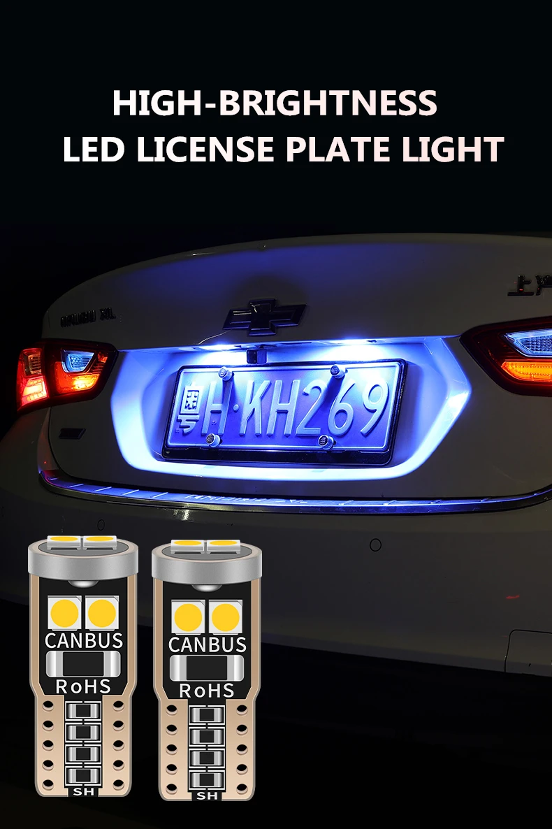 T10 W5W светодиодный светильник CANBUS для парковки для Nissan Qashqai J11 X-Trail t31 t32 kicks Tiida Pathfinder Murano Note, Juke