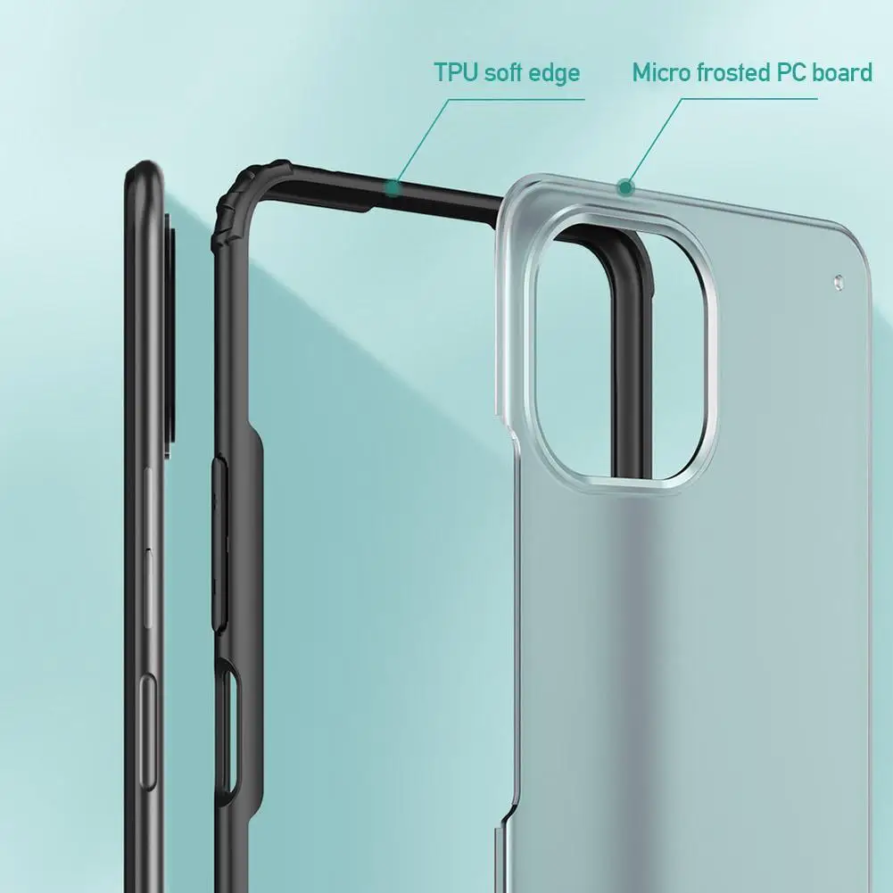 

Translucent Shockproof Phone Case Silicone Frosted TPU Phone For Xiaomi Suitable Protective Soft Mi Ultra 11 Case B1I7