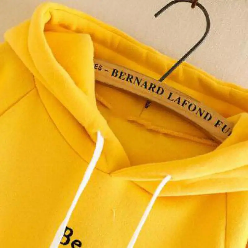 

2019 Winter Warm Leisure Kawaii Hoodie Little Alphabet Cat Embroidery Loose Thick Streetwear Pullovers Plus Size Hoodies Women