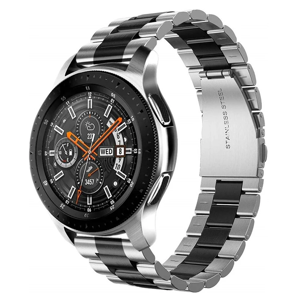 

22mm Stainless Steel Watch Band for Samsung Gear S3 Classic/Frontier Watchband link Bracelet for Galaxy Watch 46mm Wrist strap