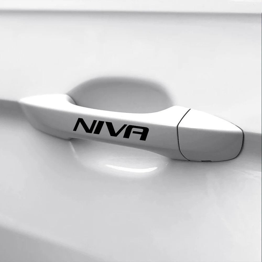 Виниловые наклейки на дверную ручку автомобиля для Lada Xray Largus Granta Niva Graphics