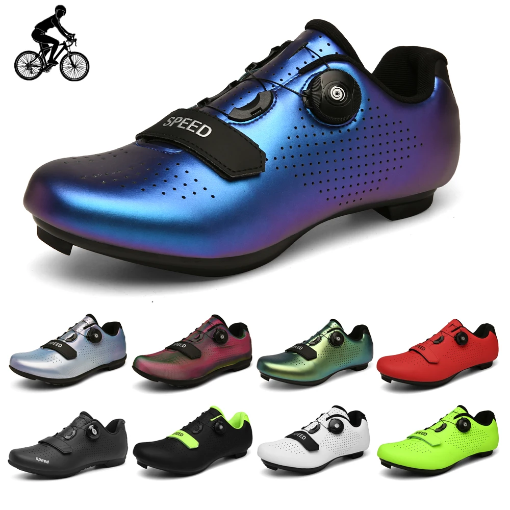 

Кроссовки велосипедные для мужчин и женщин, резиновая обувь, твердая подошва, клипсы, шоссейный велосипед