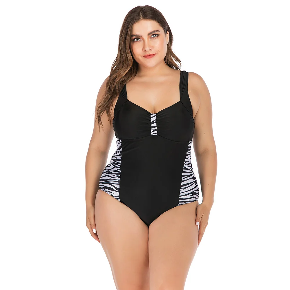 

Women's Swimming Wading Oversize Sexy Swimsuit Bikini High Waist Swimwear Bathing Women Biquini Push Up Beach Dress Plus Size