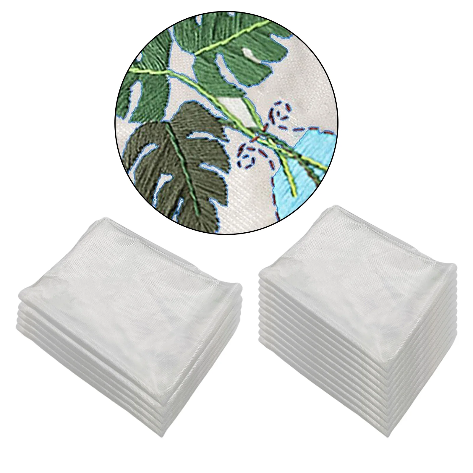 

5/10Pcs Water Soluble Embroidery Stabiliser Backing for Machine Embroidery Hand Sewing