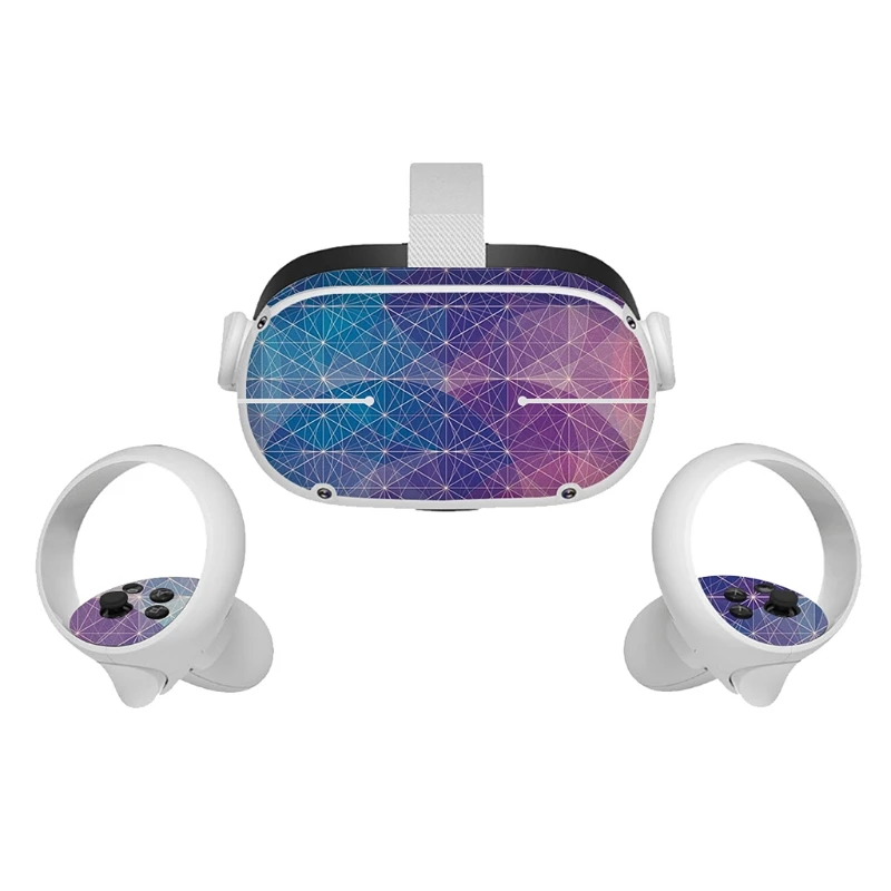 Наклейка на кожу для Oculus Quest 2 VR гарнитура контроллер ПВХ наклейки милый