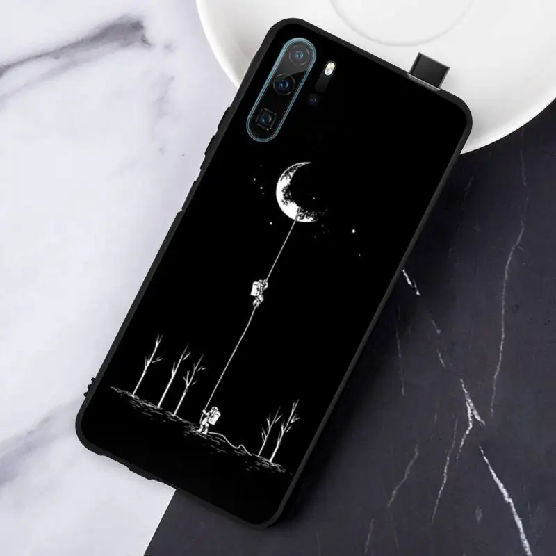 

Space cartoon astronaut Starry sky Phone Case For Huawei honor Mate P 10 20 30 40 Pro 10i 9 10 20 8 x Lite