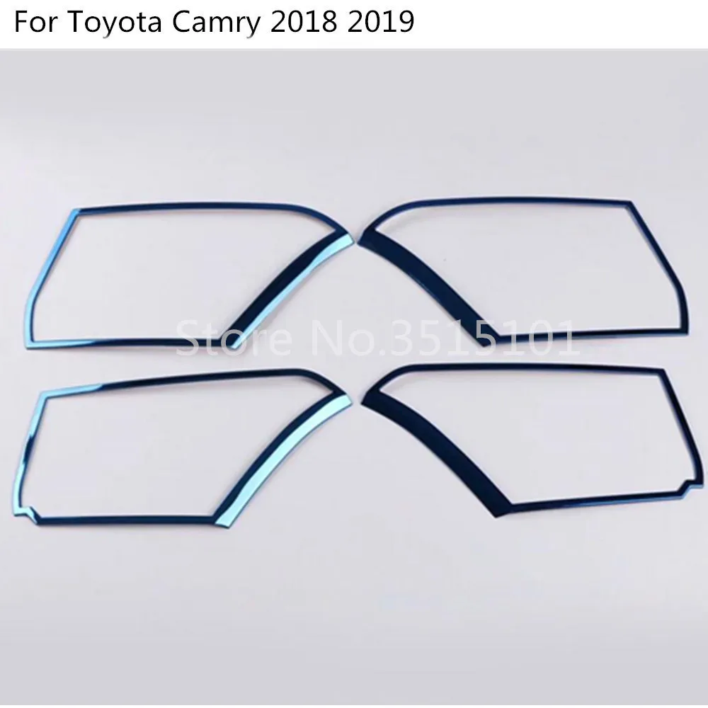 Для Toyota New Camry XV70 тюнинговая Автомобильная накладка детектор из нержавеющей стали внутри двери аудио говорящее звуковое кольцо отделка 4 шт