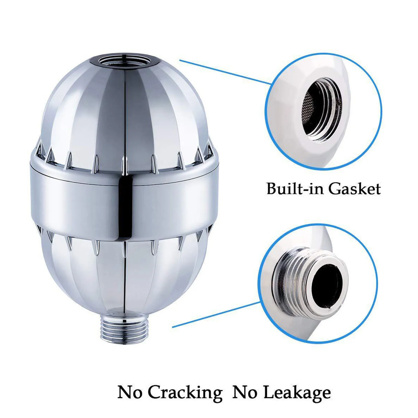 Фото 15-Stages Shower Head Filter Purifier Softener Water Chlorine Removal Обустройство дома 15-Stages Shower Head Filter Purifier Softener Water Chlorine Removal Обустройство дома