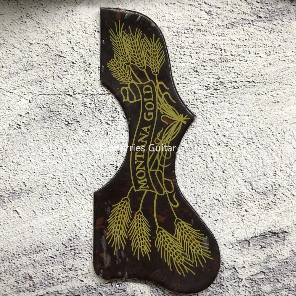 41-дюймовая целлулоидная Акустическая Гитара pickguard Золотая пшеничная головка Self