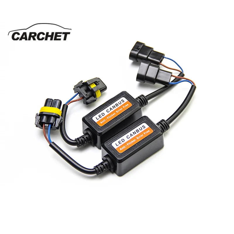CARCHET 2 шт. H4 H7 H13 светодиодный фар Canbus монтажный комплект 9005 9006 H8 H9 H11 компьютер