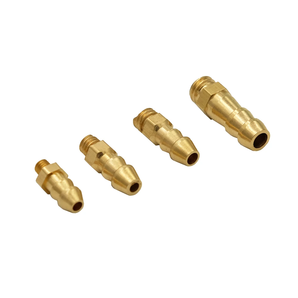 5PCS Brass Water Cooling Straight Nozzle M3 M4 M5 M6 For RC Boat