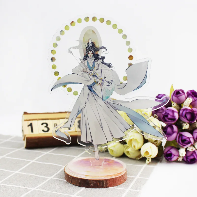 

Cartoon Anime Keychain Tian Guan Ci Fu Acrylic Key Chain Xie Lian Hua Cheng Cute Fun Kawaii Fashion Accessories Stand Figure