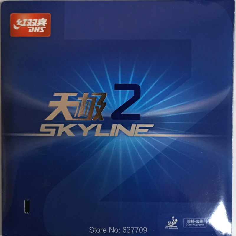 Оригинальный DHS skyline TG 2 резиновый Настольный теннис ракетка для настольного