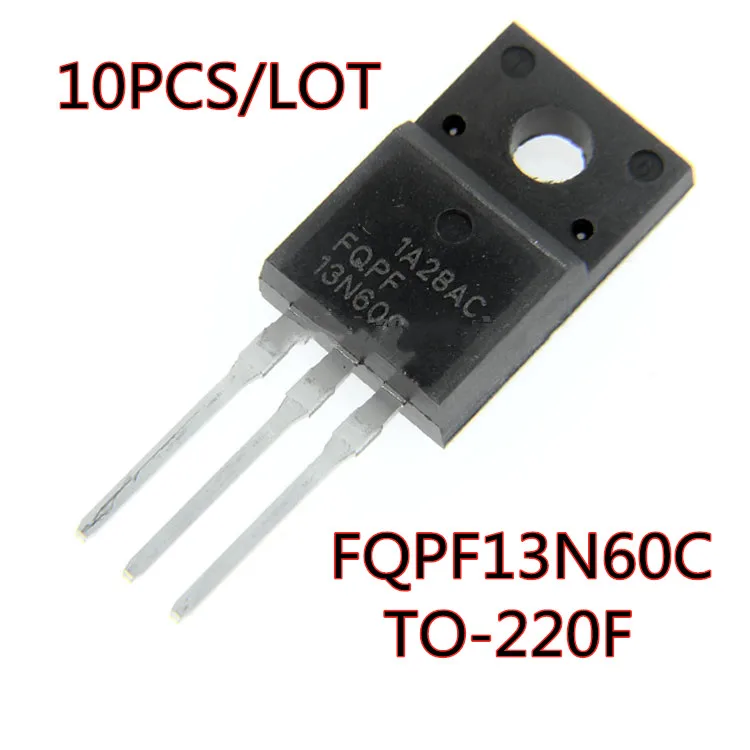 

10PCS/LOT FQPF13N60C 13N60C TO-220F 13A600V field effect tube In Stock