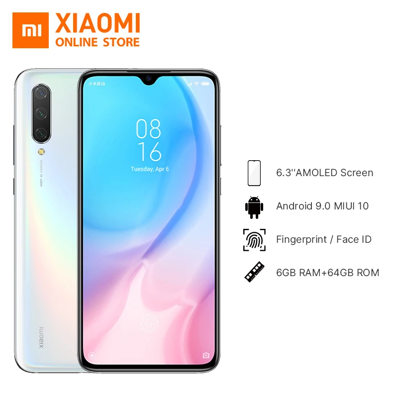 Глобальная версия Xiaomi Mi 9 Lite (Xiaomi CC9) 6GB 64GB Смартфон Snapdragon 710 Android AMOLED 6 39 '񠌮 mAh NFC