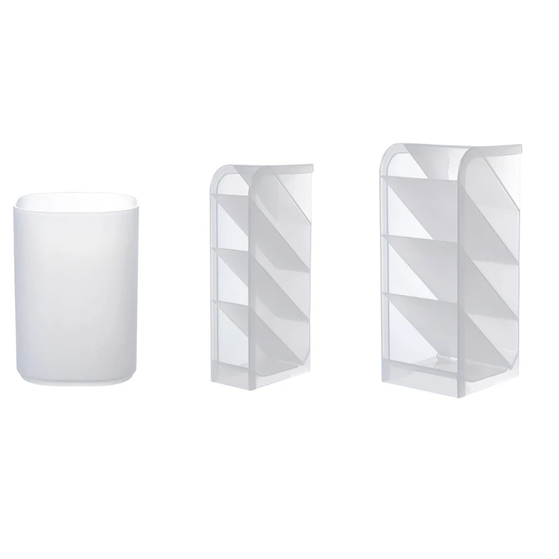 

Новый простой прозрачный матовый держатель для ручек, 4-слойный Наклонный Держатель для маркера