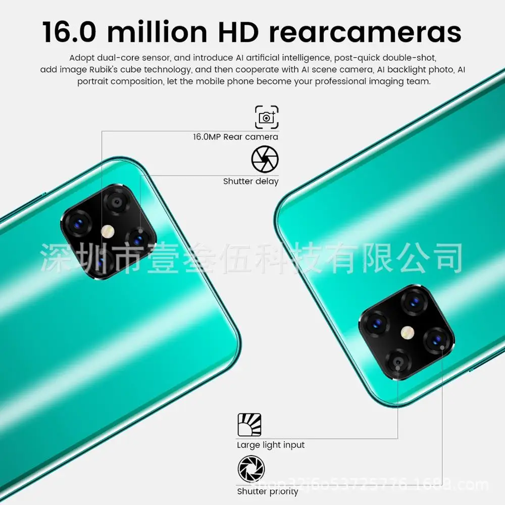 

2020 5.7 Inch Finger Face ID Mobile Phone New 8 Core+512GB Cell Phone Dual Camera And SIM Smartphone Andriod Phone Smart Phone