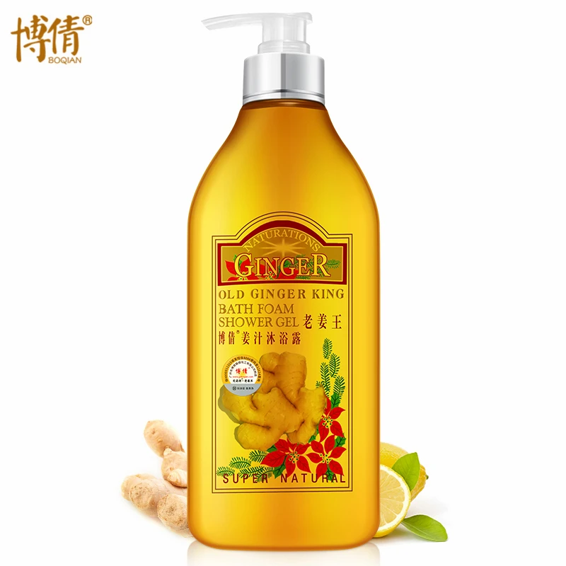 

Ginger Juice Body Wash Shower Gel Oil Control Skin Whitening Moisturizing Cream Refreshing Relieve Itching Family Pack 1000ml