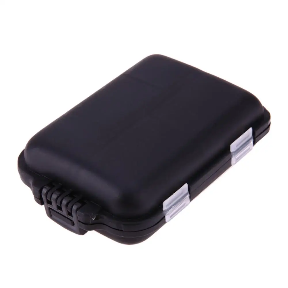 10 Compartments Storage Case Box Plastic Fishing Lure Spoon Hook Bait Tackle Small Accessory Square Fishhook | Дом и сад
