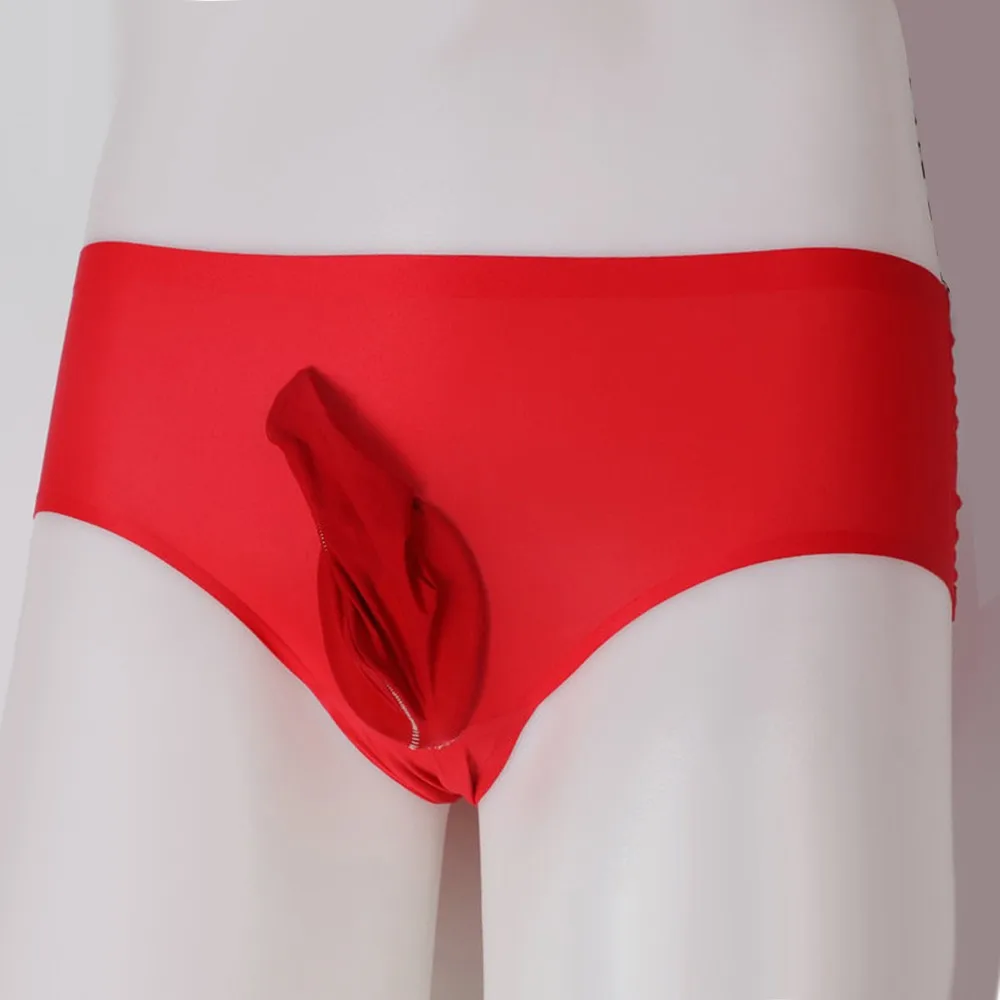 Мужские трусы-шорты из вискозы с мягким гладким мешочком для пениса |