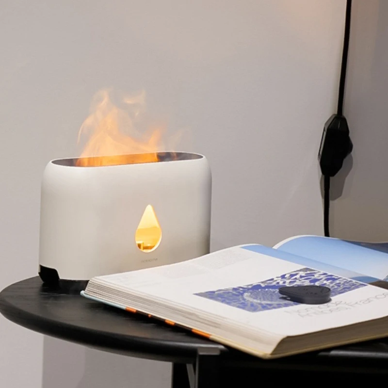 

Новая ароматерапевтическая машина с имитацией пламени, увлажнитель, маленький ночсветильник, новинка, товары для спальни, тихий, для гостин...