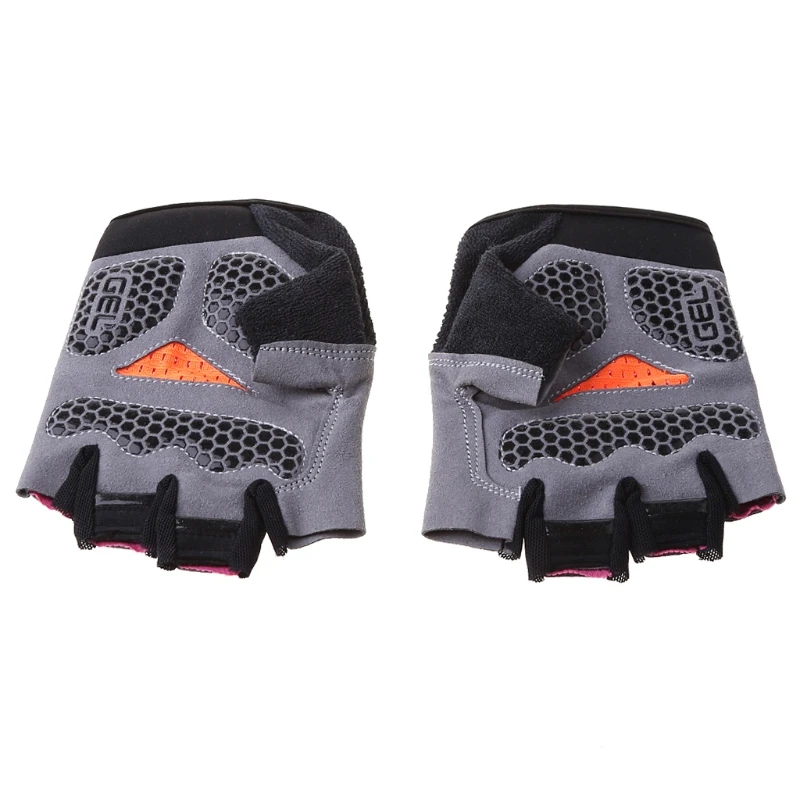A5KC Silicone MTB Road Riding Gloves Anti-slip Anti-sweat Half Finger Camping Hiking Gym Fitness Sports Bike | Спорт и развлечения