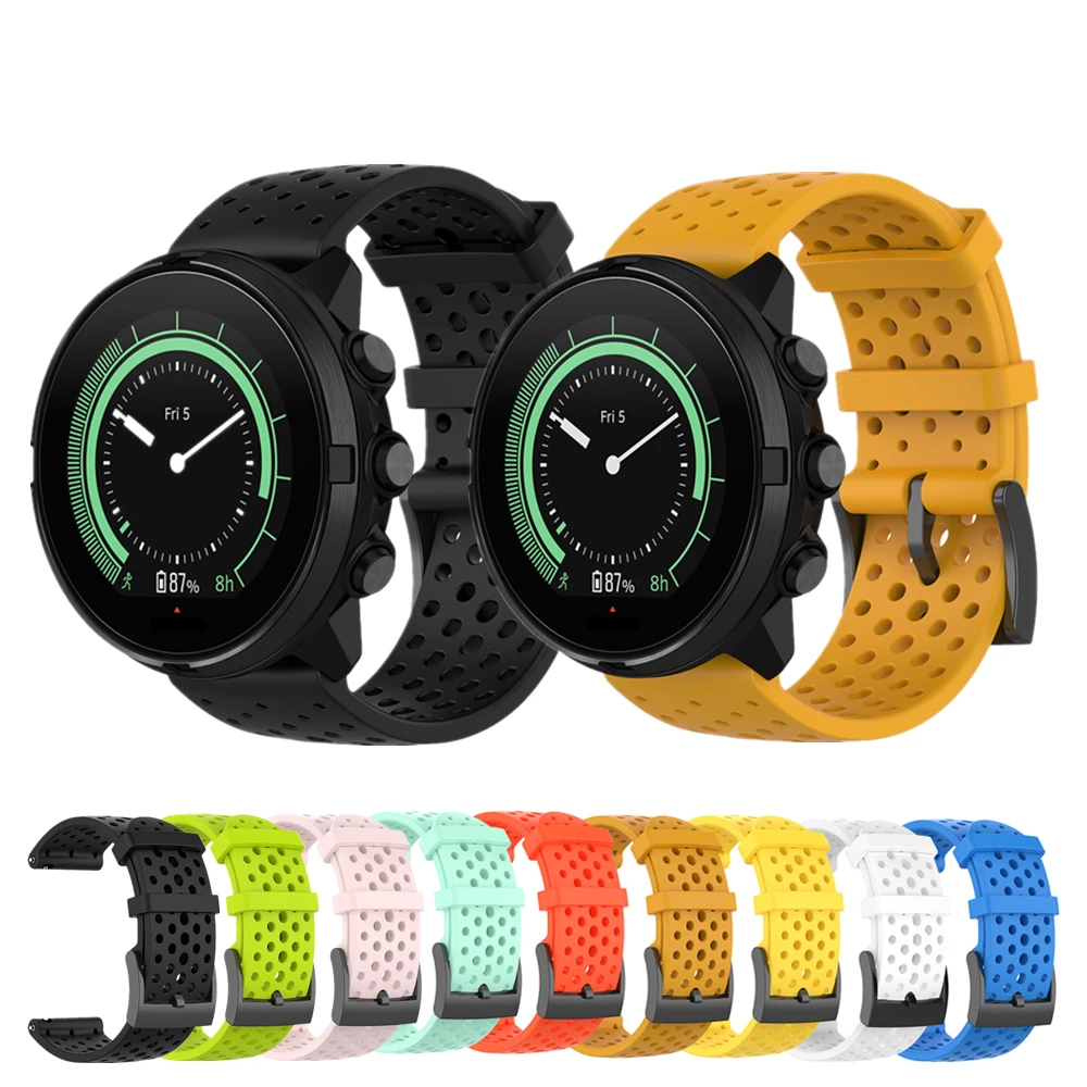 24 мм силиконовый сменный ремешок для часов Suunto Spartan спортивный Suunto9 Baro спортивные