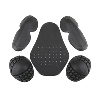 5pcsset motorcycle armor jacket insert back protector thicken high elasticity rider armor back spine protective pad