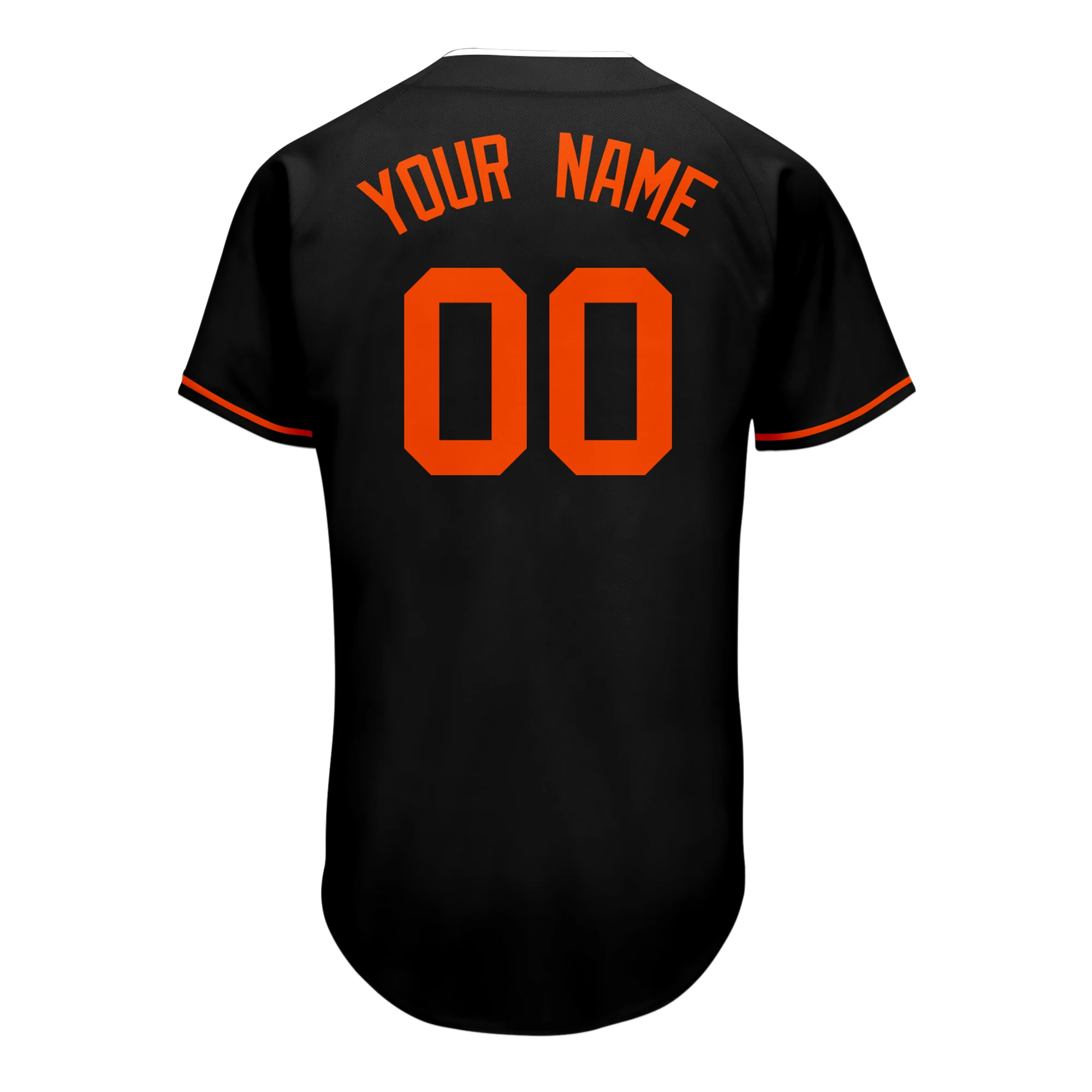 Customized Baseball Jersey V-neck Button-down Print Team Name/Number Cool Breathable Shirts for Boy/Girl/Kids Big Size Outdoors