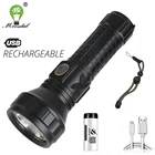 Супер яркая светодиодная вспышка SST40, USB зарядка, алюминиевый сплав, материал, срок службы, водонепроницаемая большая легкая чашка, светильник вспышка