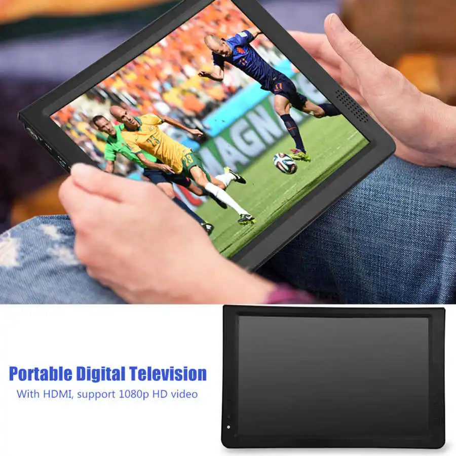 LEADSTAR ISDB-T USB портативный цифровой телевизор HD видеоплеер 12 дюймов цифровые
