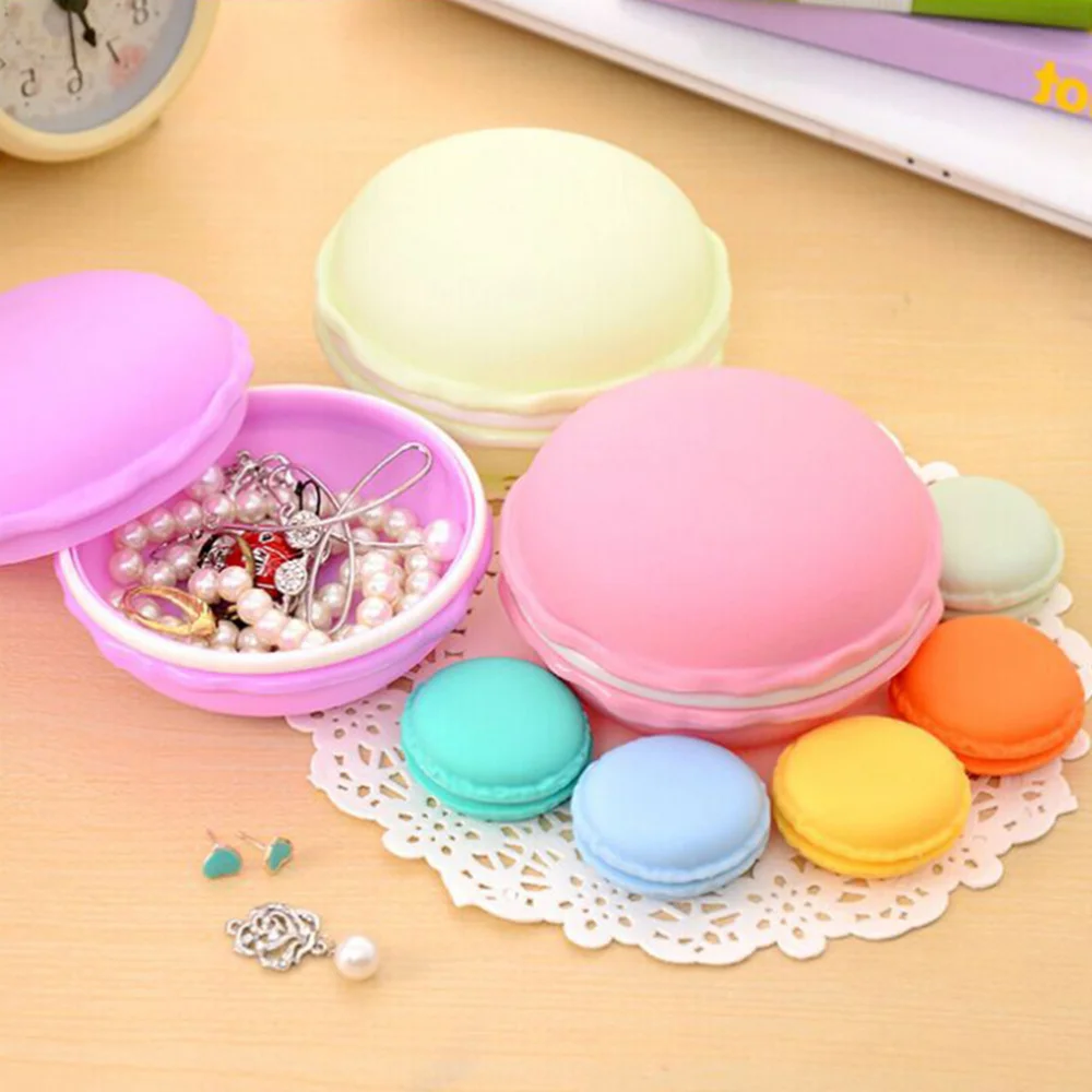 

12pcs Mini Macaron Storage Box Portable Medicine Organizer Holder for Accessories Sundries (Size S, Mixed)