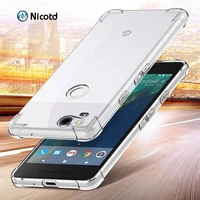 transparent case for google pixel 2 xl 5 4a 5g soft tpu silicone clear back coque case cover for google pixel 3xl 3axl 3a 3 2 4