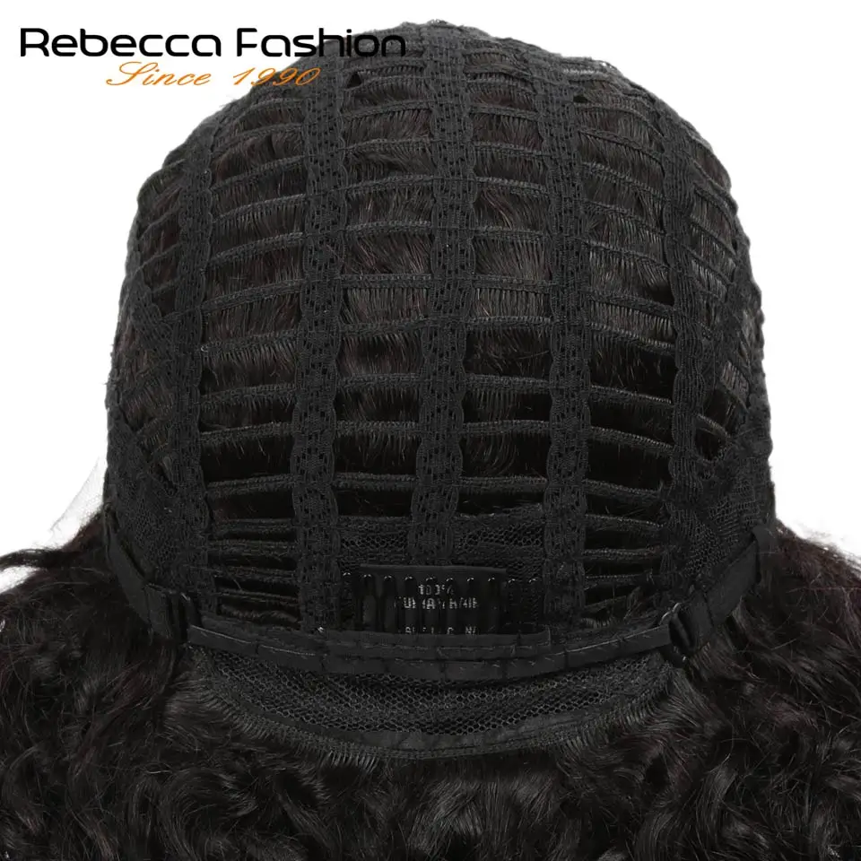 Rebecca Right Part Jerry кудрявые и афро кудрявые волосы на фронте парики с волосами младенца короткие боб парики для женщин человеческие волосы парик