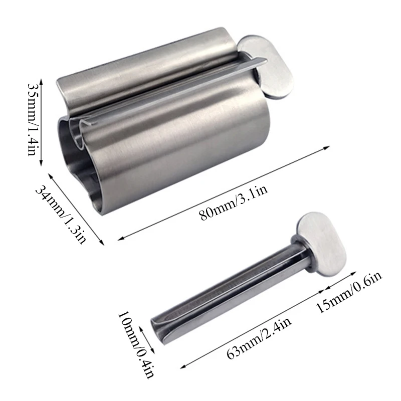 

Automatic Toothpaste Dispenser Toothbrush Holder Toothpaste Squeezer Rolling Tube Squeezer Wall Mounted Bathroom Accessories Set