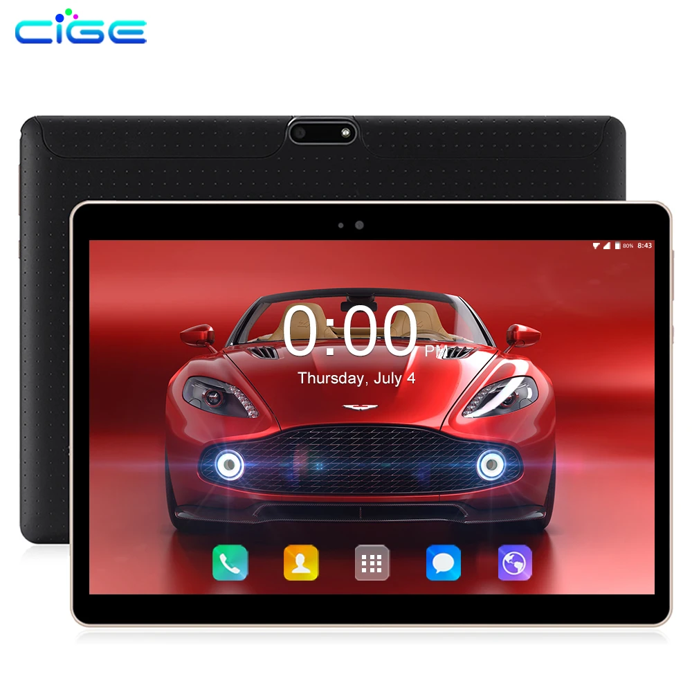 CIGE limited edition 10 1 дюймов Оригинал 3g 4G Lte телефонный звонок двойная SIM Android 8 0