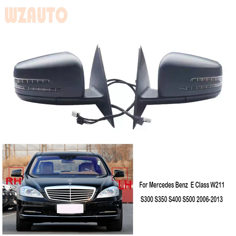 

Car Side Mirror Assy Door Review Mirror Assembly For Mercedes Benz CL CLS S E Class W211 W221 W219 S300 S350 S500 S600 2006-2013