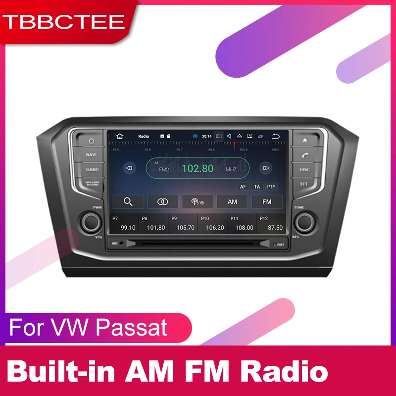 TBBCTEE 2 DIN Авто dvd-плеер gps Navi навигация для Volkswagen VW Passat 2015 ~ 2019 автомобильный Android