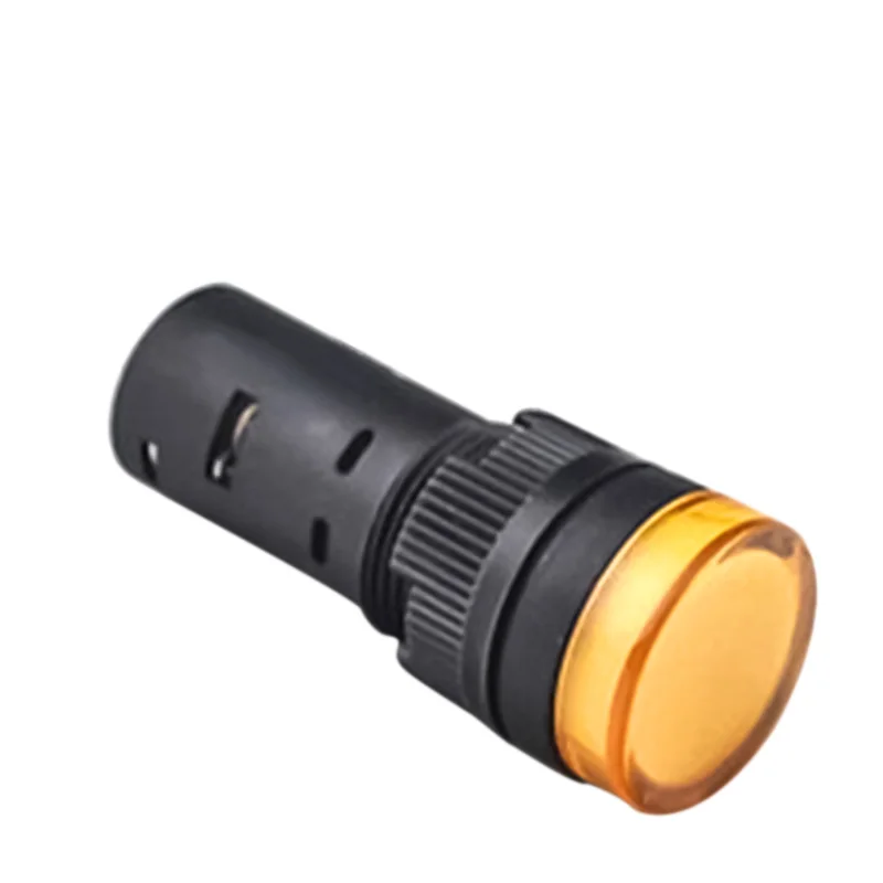 10 шт 12V 24V 110V 220V 380V 22 мм светодиодный светильник Мощность Индикатор Пилот сигнальный светильник AD16-22 красный сине-белые; Цвет зеленый, желтый