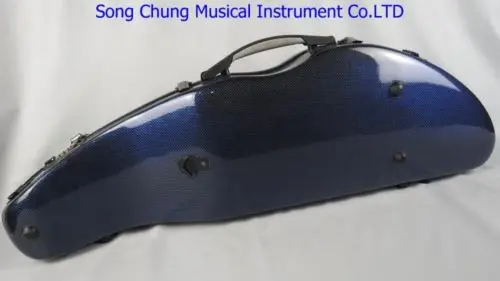 Модель Camber, реальное углеродное волокно, блестящее синее (с кодовым замком), скрипка