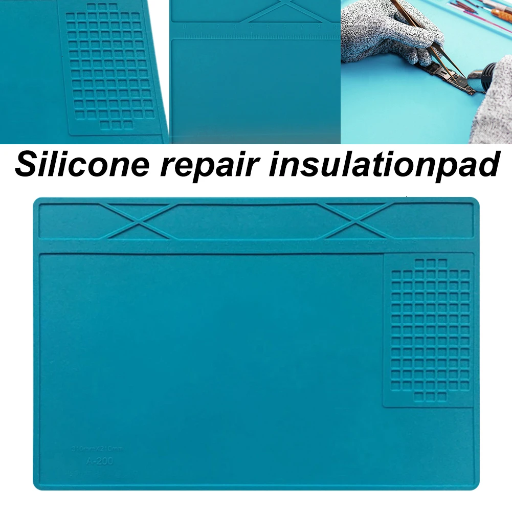Термостойкий паяльный коврик силиконовый термопистолет изоляционный