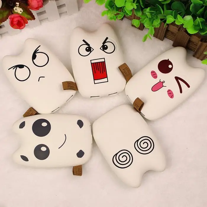 Супер милый 12000 мАч банк питания мини портативный Chargier мультфильм Внешний