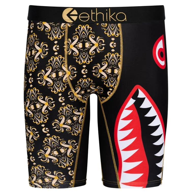 

2021 Ethika New Fashion Underwear Men Boxers Camouflage Lip Designer Tight Panties Male Ice Silk Boxer Long Shorts Sport Man